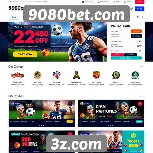 Acessibilidade e usabilidade do site 9080bet.com
